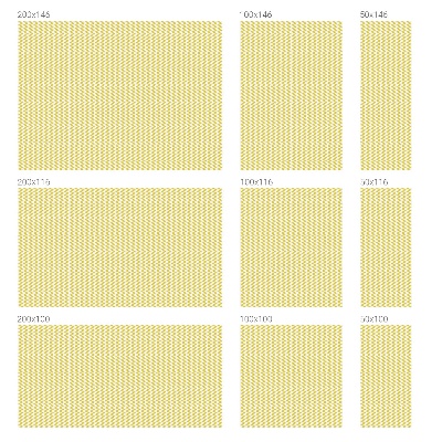 Zonwerende raamfolie Gele zigzags