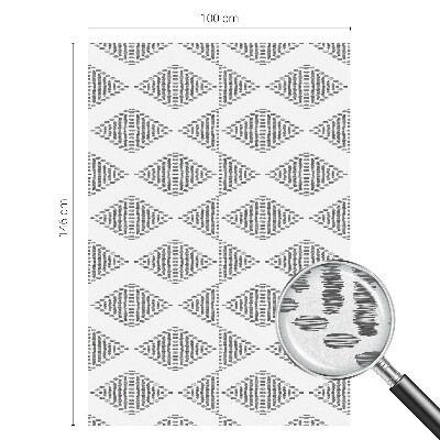 Zonwerende raamfolie glas in lood Geometrische diamanten