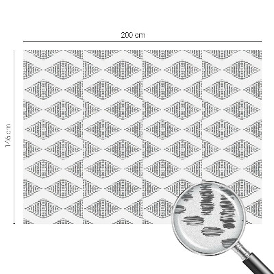 Zonwerende raamfolie glas in lood Geometrische diamanten
