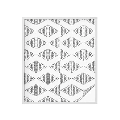 Zonwerende raamfolie glas in lood Geometrische diamanten