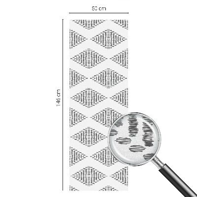 Zonwerende raamfolie glas in lood Geometrische diamanten