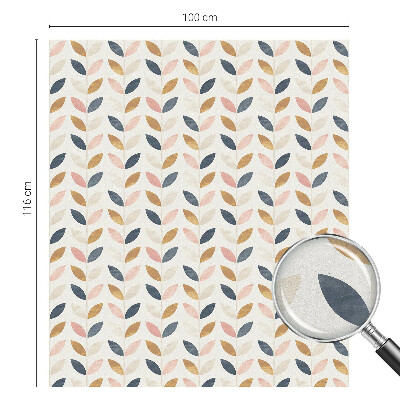 Zelfklevende raamfolie glas in lood Bladerenpatroon