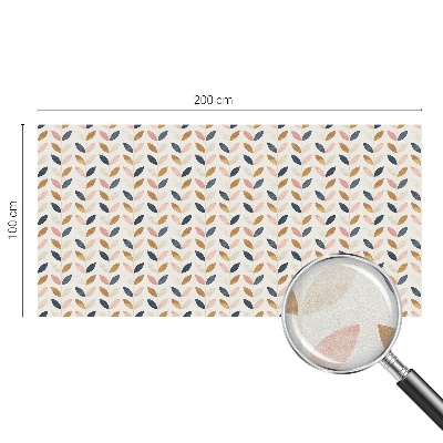 Zelfklevende raamfolie glas in lood Bladerenpatroon