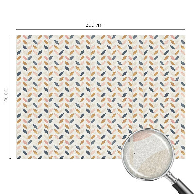 Zelfklevende raamfolie glas in lood Bladerenpatroon