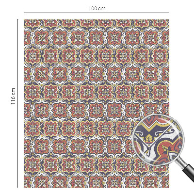 Anti inkijk raamfolie Bloemenornament