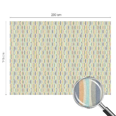 Zelfklevende anti inkijk folie glas in lood Ovale patronen