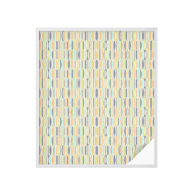 Zelfklevende anti inkijk folie glas in lood Ovale patronen