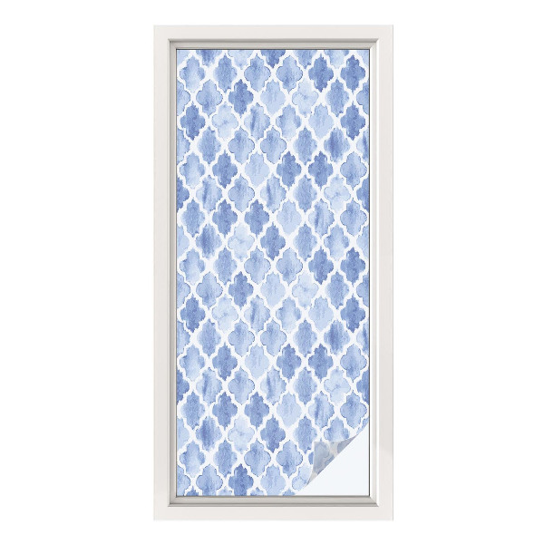 Zonwerende raamfolie Aquarel elegantie