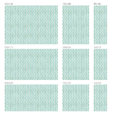 Zelfklevende raamfolie glas in lood Blauwe zigzag