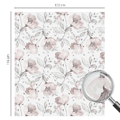 Zonwerende raamfolie Rozenblaadjes