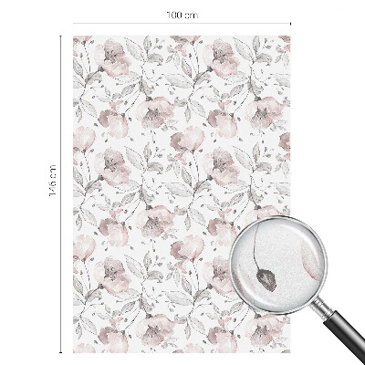 Zonwerende raamfolie Rozenblaadjes