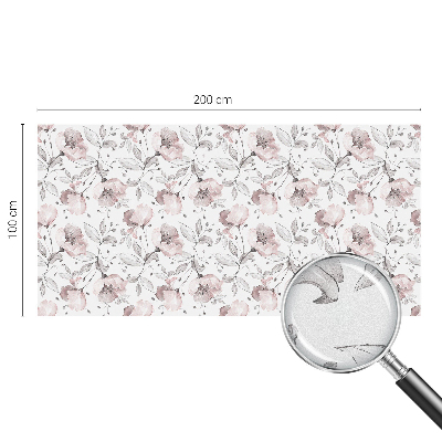 Zonwerende raamfolie Rozenblaadjes