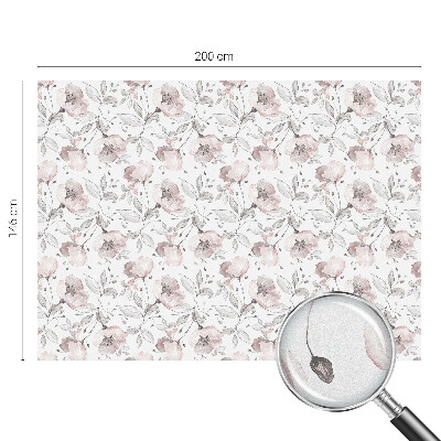 Zonwerende raamfolie Rozenblaadjes