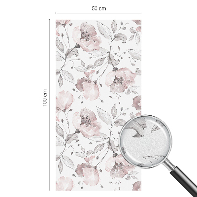 Zonwerende raamfolie Rozenblaadjes