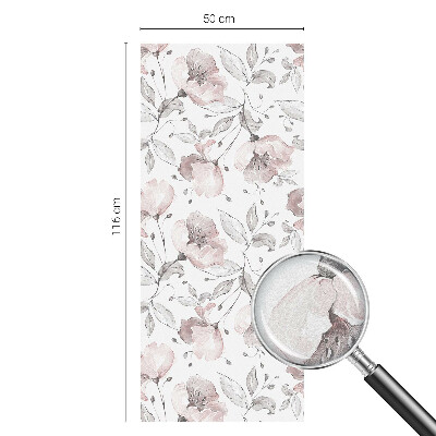 Zonwerende raamfolie Rozenblaadjes