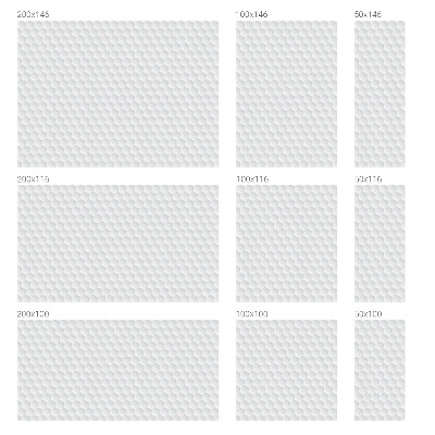 Zelfklevende anti inkijk folie glas in lood Witte mozaïek