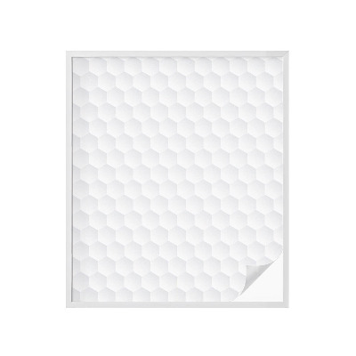 Zelfklevende anti inkijk folie glas in lood Witte mozaïek