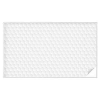 Zelfklevende anti inkijk folie glas in lood Witte mozaïek