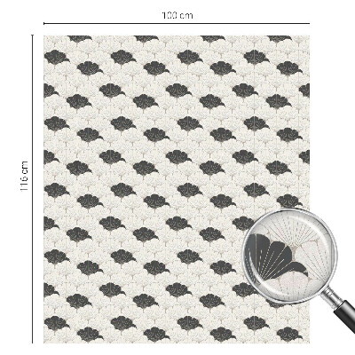 Zelfklevende raamfolie glas in lood Contrasterende fans