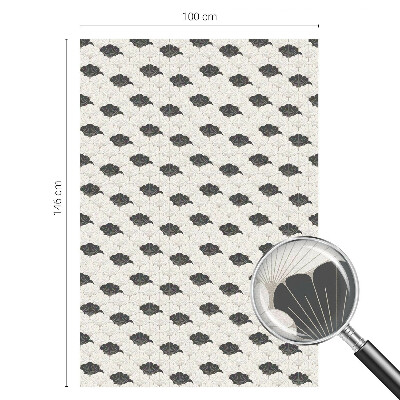 Zelfklevende raamfolie glas in lood Contrasterende fans