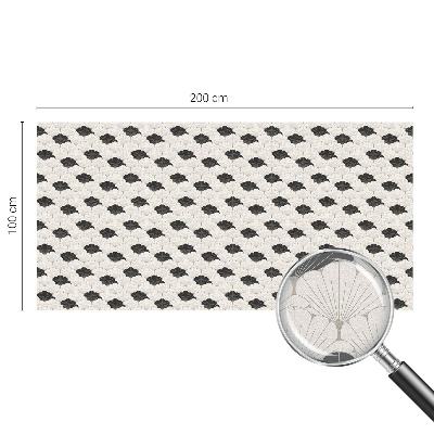 Zelfklevende raamfolie glas in lood Contrasterende fans