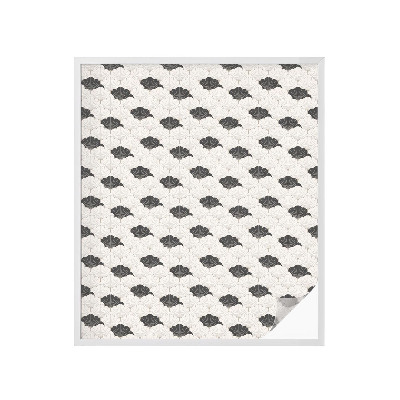 Zelfklevende raamfolie glas in lood Contrasterende fans