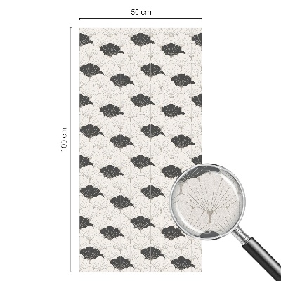 Zelfklevende raamfolie glas in lood Contrasterende fans