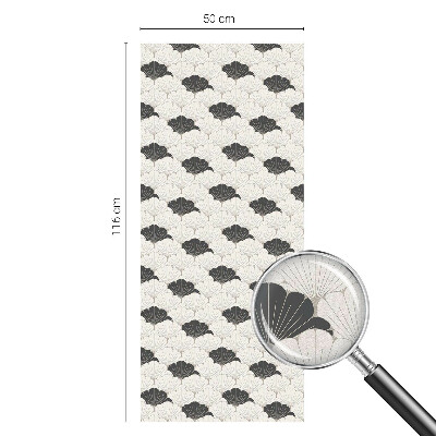 Zelfklevende raamfolie glas in lood Contrasterende fans