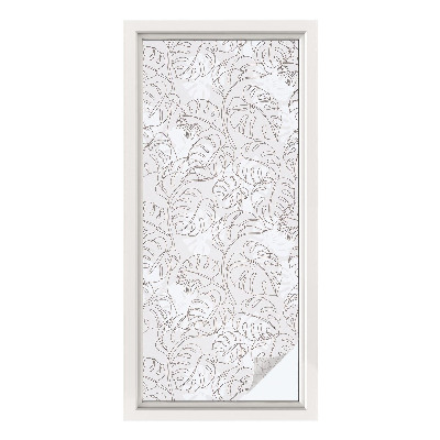 Zonwerende raamfolie Plantenornament