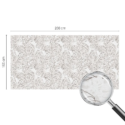 Zonwerende raamfolie Plantenornament