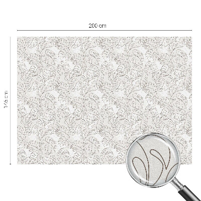 Zonwerende raamfolie Plantenornament