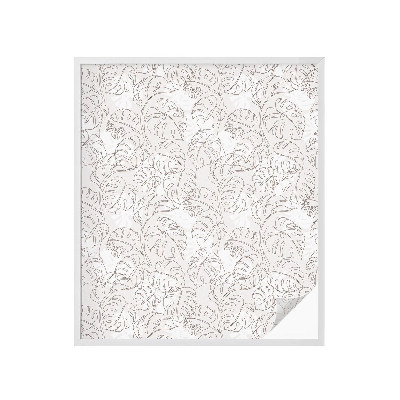 Zonwerende raamfolie Plantenornament