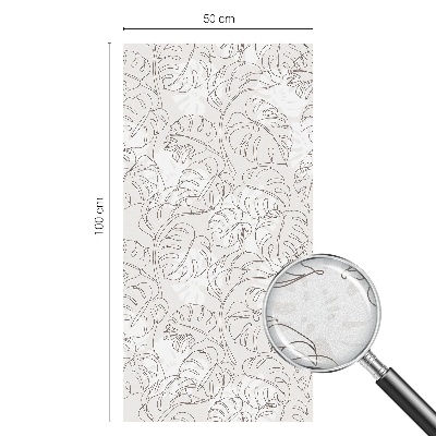 Zonwerende raamfolie Plantenornament