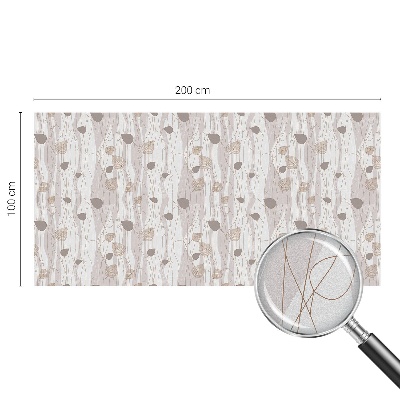 Zonwerende raamfolie glas in lood Elegante bladeren