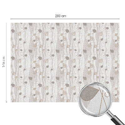 Zonwerende raamfolie glas in lood Elegante bladeren