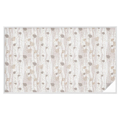 Zonwerende raamfolie glas in lood Elegante bladeren