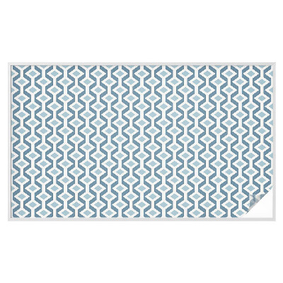 Zelfklevende raamfolie glas in lood Geometrisch patroon