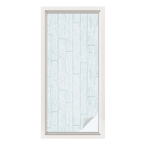 Zelfklevende anti inkijk folie glas in lood Houten patroon