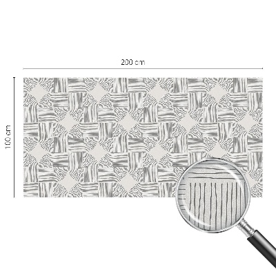 Zonwerende raamfolie glas in lood Vreedzame symmetrie