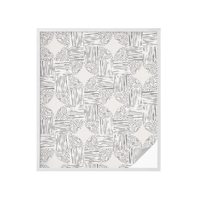 Zonwerende raamfolie glas in lood Vreedzame symmetrie