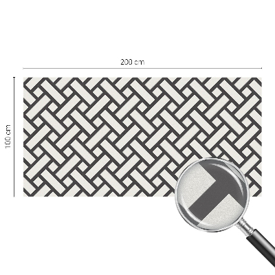 Anti inkijk raamfolie Verweven rechthoeken