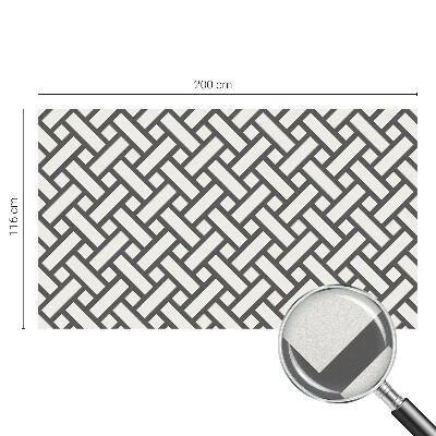 Anti inkijk raamfolie Verweven rechthoeken