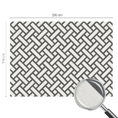 Anti inkijk raamfolie Verweven rechthoeken