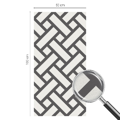 Anti inkijk raamfolie Verweven rechthoeken