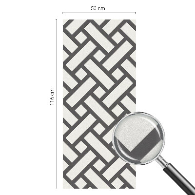 Anti inkijk raamfolie Verweven rechthoeken