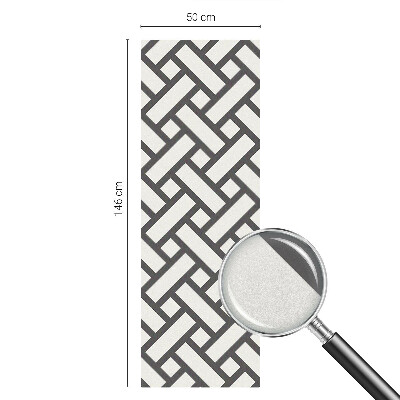 Anti inkijk raamfolie Verweven rechthoeken