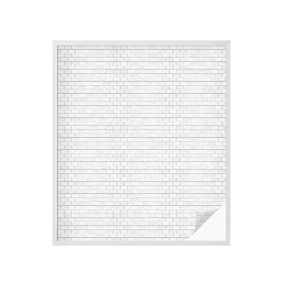 Zelfklevende raamfolie glas in lood Baksteen textuur