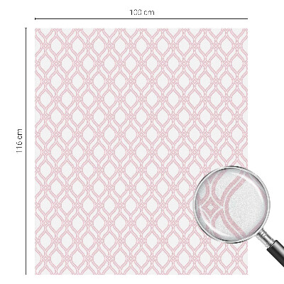 Zonwerende raamfolie Roze lijnen