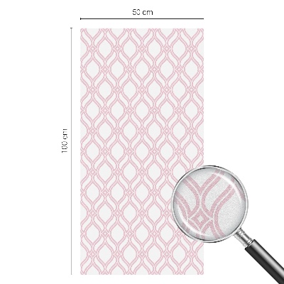 Zonwerende raamfolie Roze lijnen