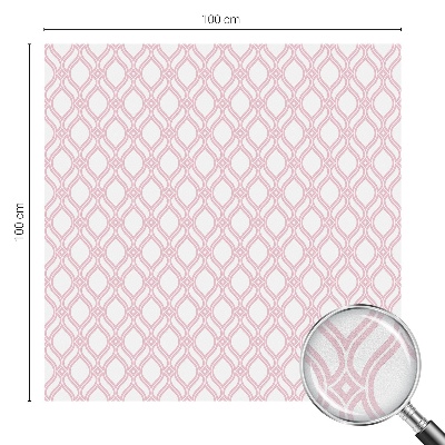 Zonwerende raamfolie Roze lijnen